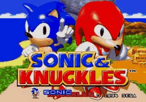 Sonic and Knuckles Title Screen